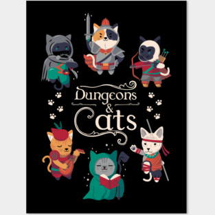 Dungeons & Cats 2.0 Posters and Art
