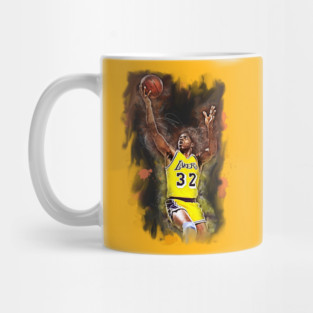 Magic Johnson basketball legend Mug