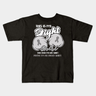 this is my fight brain cancer shirt Kids T-Shirt