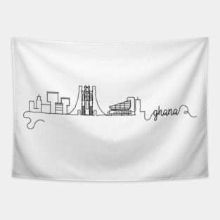 Ghana City Signature Tapestry