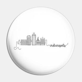 Indianapolis City Signature Pin