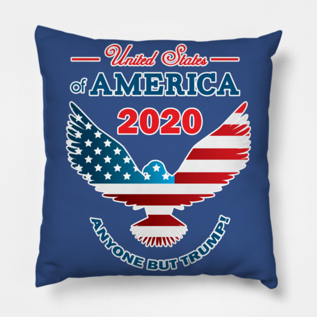 2020 Anyone but Trump Make America Nice Again Pillow by creative