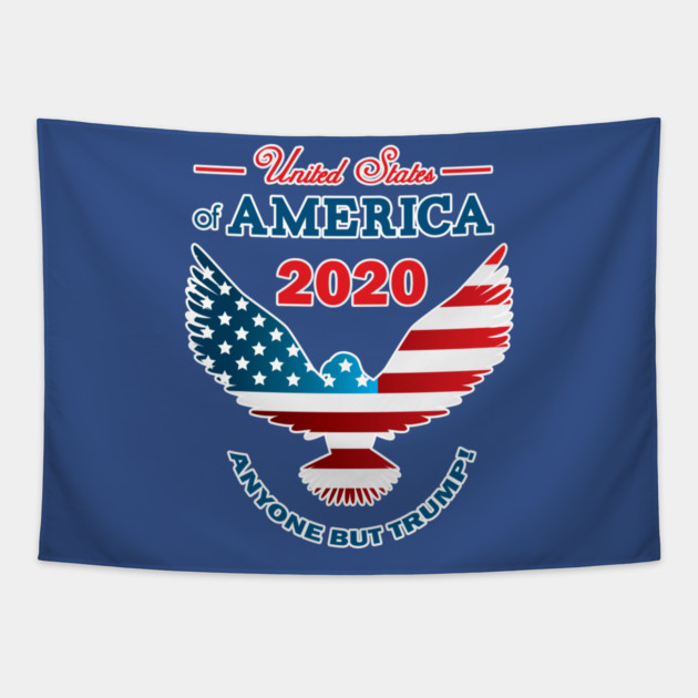 2020 Anyone but Trump Make America Nice Again Tapestry by creative