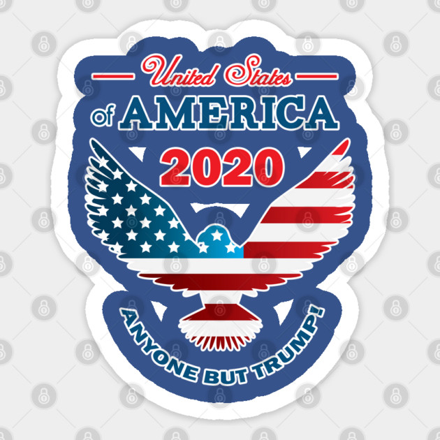 2020 Anyone but Trump Make America Nice Again Sticker by creative