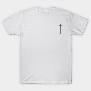 Stylish modern cross design T-Shirt