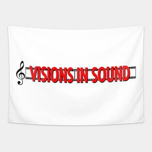 Visions In Sound Banner Tapestry