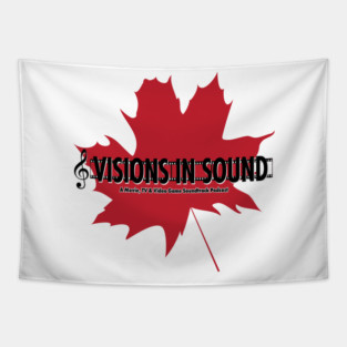 Visions In Sound Logo Tapestry