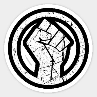 Black Power, Protest, Fist, Solidarity, Black Lives Matter Sticker