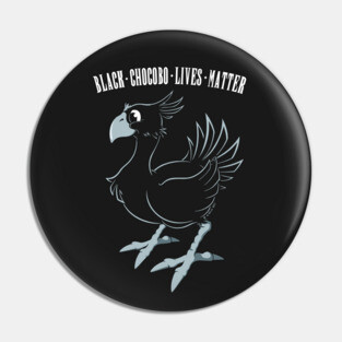 Black Chocobo Pin