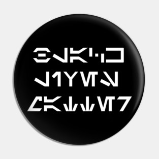 Black Lives Matter Aurebesh Pin