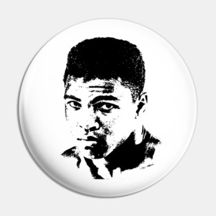Muhammad-Ali Portrait Pop Art Pin