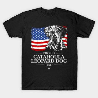 Proud Catahoula Leopard Dog Dad T-Shirt