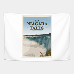 Visit Niagara Falls Tapestry