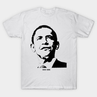 Barack Obama Portrait Pop Art T-Shirt