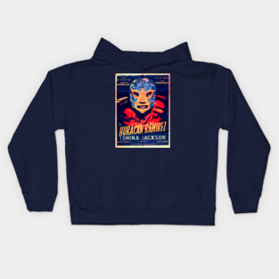 Vintage Mexican Cinema Icons Lucha Libre Kids Hoodie