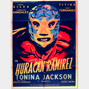 Vintage Mexican Cinema Icons Lucha Libre Posters and Art