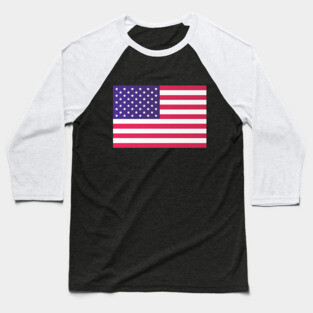 USA Flag Baseball T-Shirt