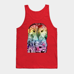 Wise Owl - Multicolor Version Tank Top