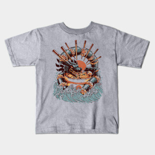 Dragon Sushi Ramen Kids T-Shirt