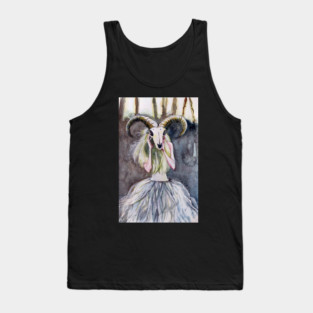 Goat skull Tank Top
