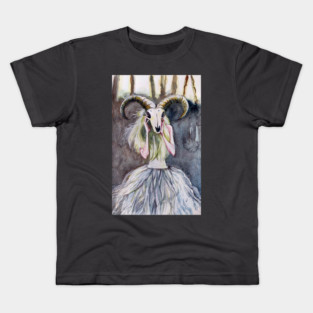 Goat skull Kids T-Shirt