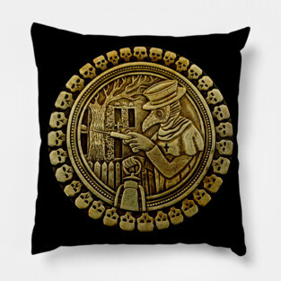 The Chillest Plague Doctor Pillow