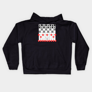 Chess game Kids Hoodie