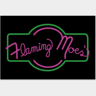 flaming moes Posters and Art