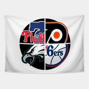 Philadelphia Sports Teams Tapestry