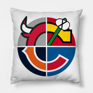 Northside Chicago "C" Pillow
