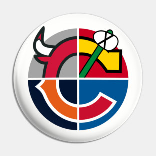 Northside Chicago "C" Pin