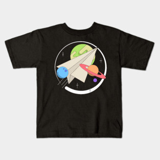 Paper Space Plane II Kids T-Shirt