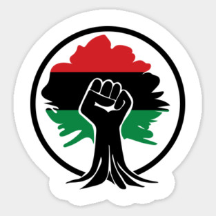 Black Fist, Flag, Rooted, Black Lives Matter, Civil Rights Magnet