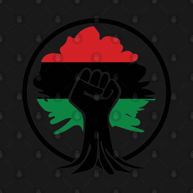 Black Fist, Flag, Rooted, Black Lives Matter, Civil Rights by UrbanLifeApparel