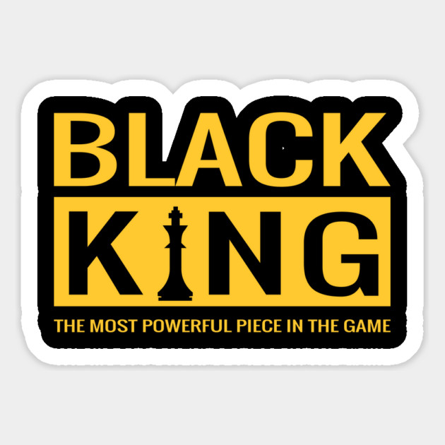 Black King The Most Powerful Piece In The Game, Black Men, Black Lives Matter Magnet by UrbanLifeApparel