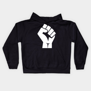 Black Power Fist, black lives matter, civil rights Kids Hoodie