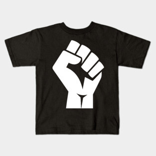 Black Power Fist, black lives matter, civil rights Kids T-Shirt