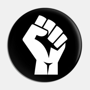 Black Power Fist, black lives matter, civil rights Pin