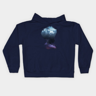 HEAD ON THE CLOUDS Kids Hoodie