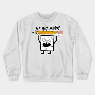 Doodlebob With Pencil Crewneck Sweatshirt