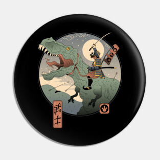 Jurassic Samurai Pin