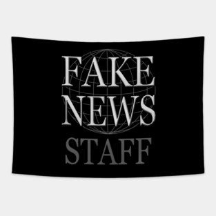Fake News Staff Tapestry