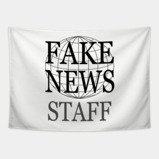 Fake News Staff Tapestry