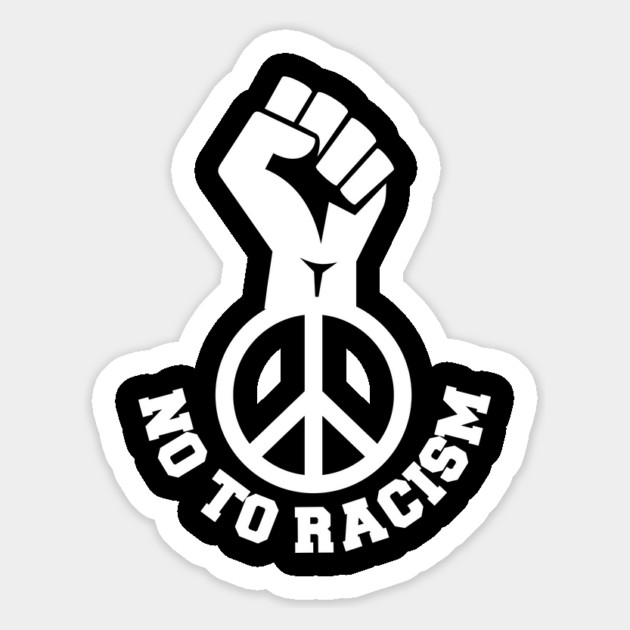 No To Racism, Black Lives Matter, Protest Fist, Civil Rights Magnet by UrbanLifeApparel