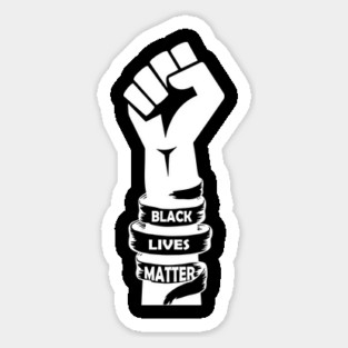 Black Lives Matter, Protest Fist, Civil Rights, George Floyd Magnet