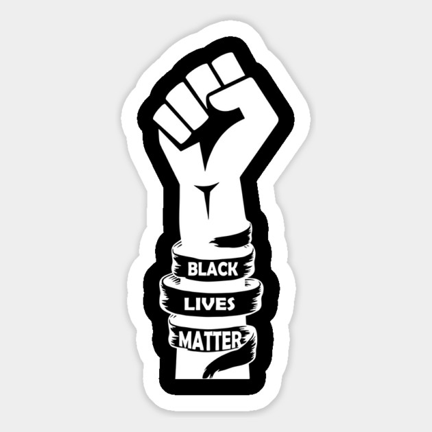 Black Lives Matter, Protest Fist, Civil Rights, George Floyd Magnet by UrbanLifeApparel