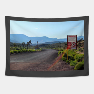 Entrance to Area 51 Tapestry