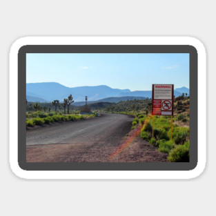 Entrance to Area 51 Sticker