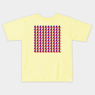 Retro Gradient Paisley Pattern Kids T-Shirt