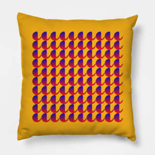 Retro Gradient Paisley Pattern Pillow